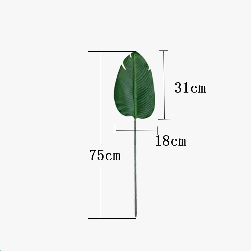 Large artificial tropical foliage for wedding decoration - view 5