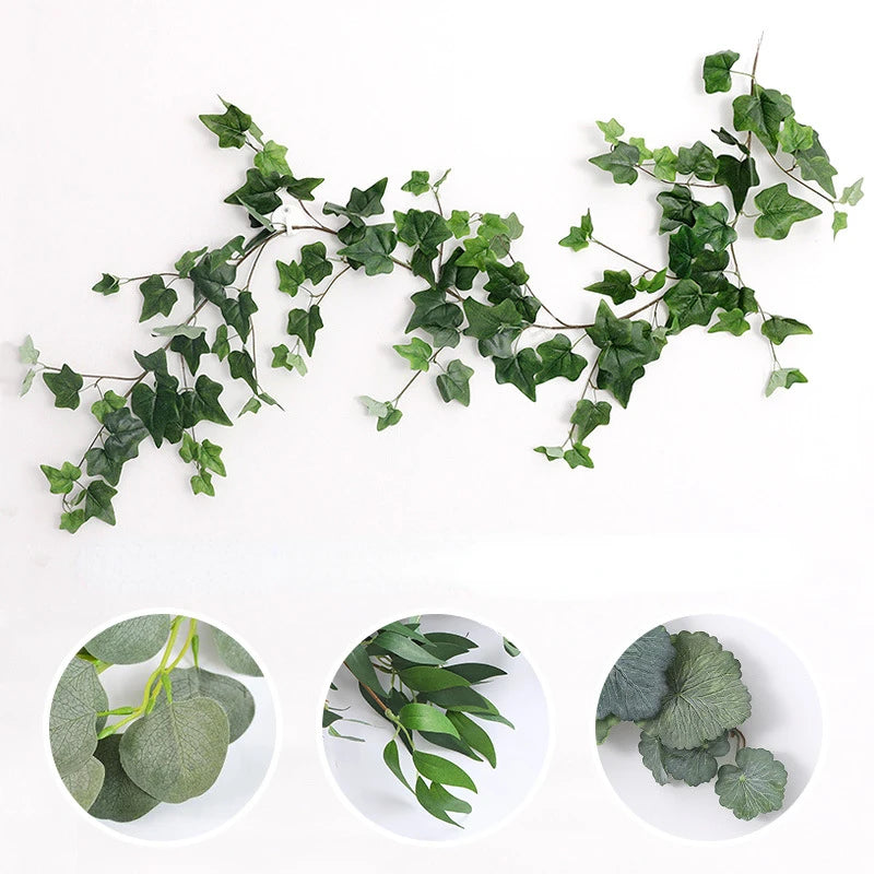 Artificial eucalyptus garland for decoration and DIY - view 2