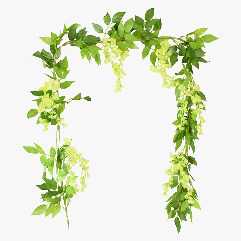 Artificial glycine garland for floral and festive decoration - view 6
