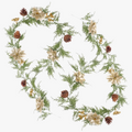 Artificial Christmas garland decoration for parties and events