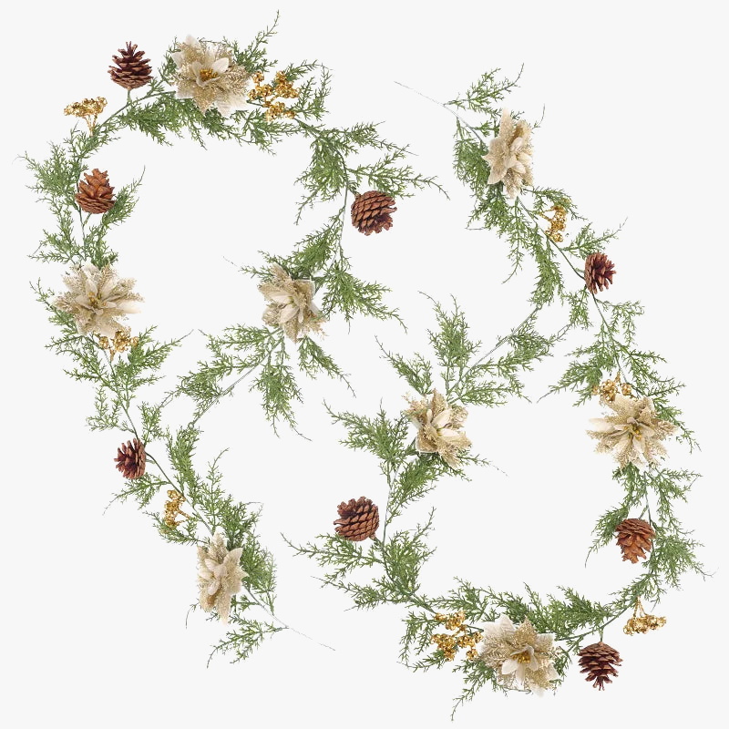 Artificial Christmas garland decoration for parties and events