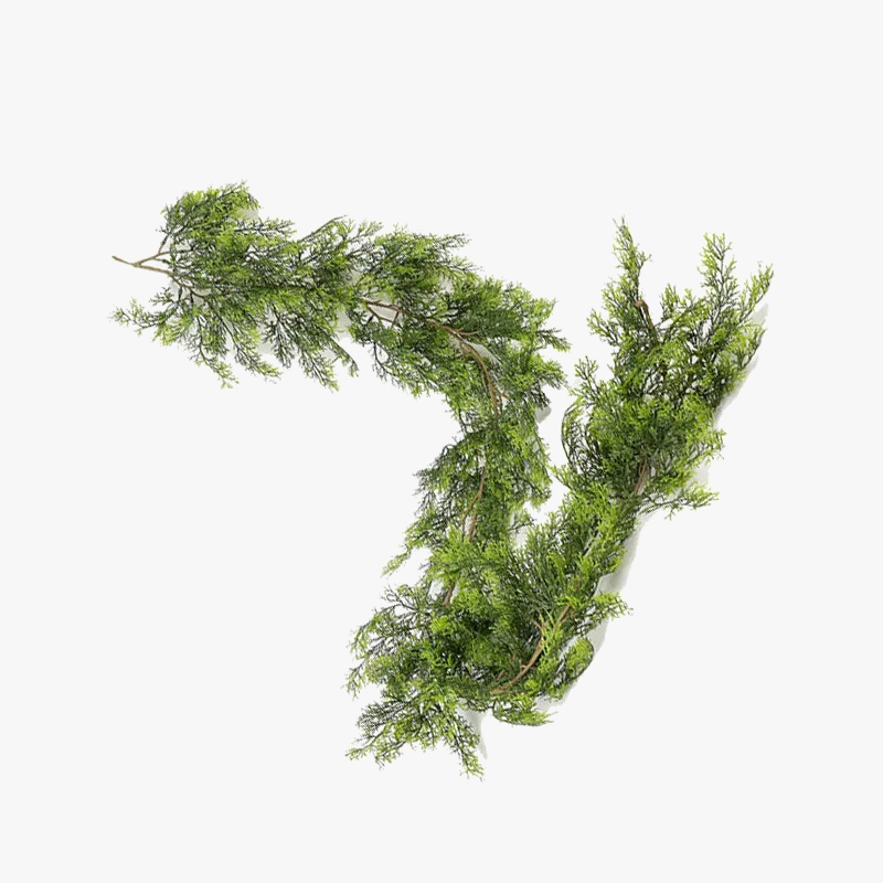Artificial Christmas garland in greenery for festive decoration - view 2