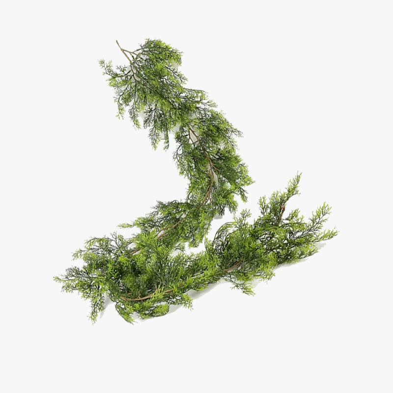 Artificial Christmas garland in greenery for festive decoration - view 3
