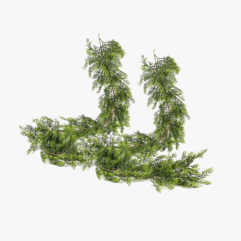 Artificial Christmas garland in greenery for festive decoration - view 5