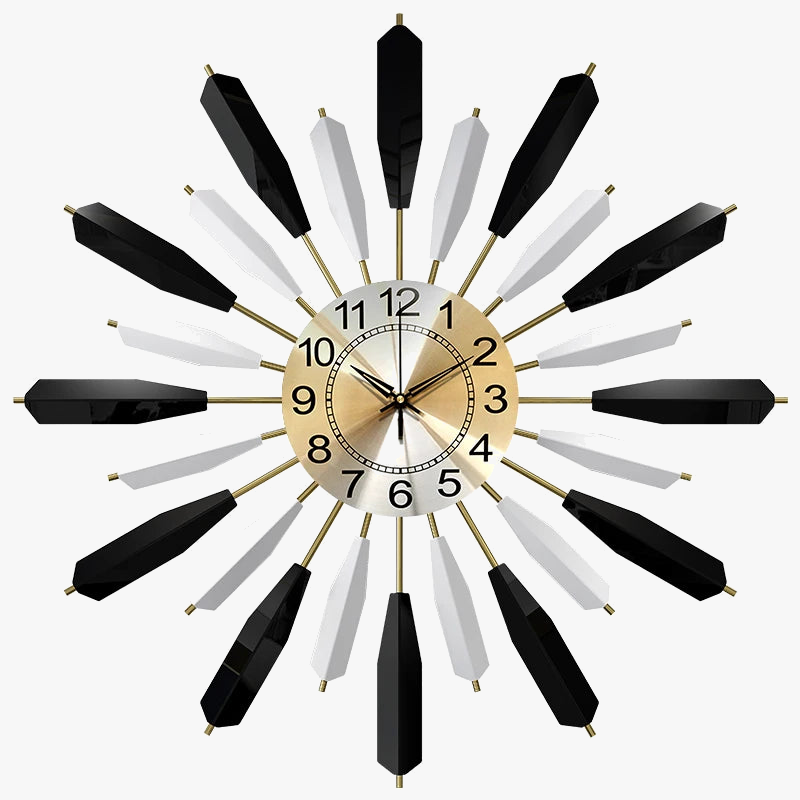 Decorative and silent Nordic luxury wall clock