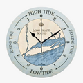 Decorative and silent coastal tidal wall clock