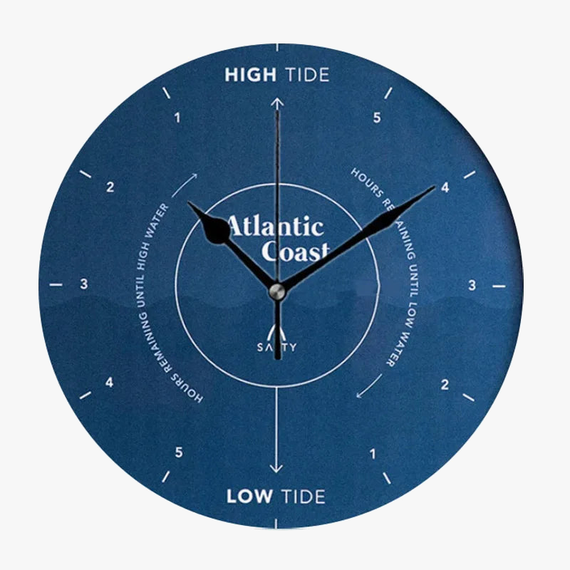 Decorative and silent coastal tidal wall clock - view 7