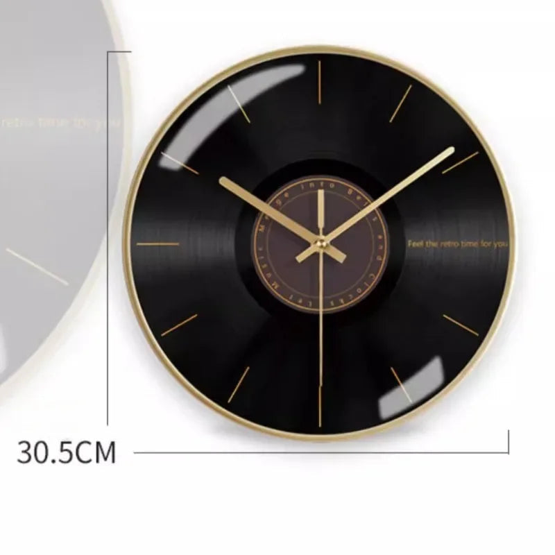 Modern wall clock in aesthetic and silent metal - view 7