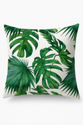 Tropical pattern throw pillow cover for elegant sofa