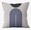 Abstract throw pillow cover for interior and exterior decoration
