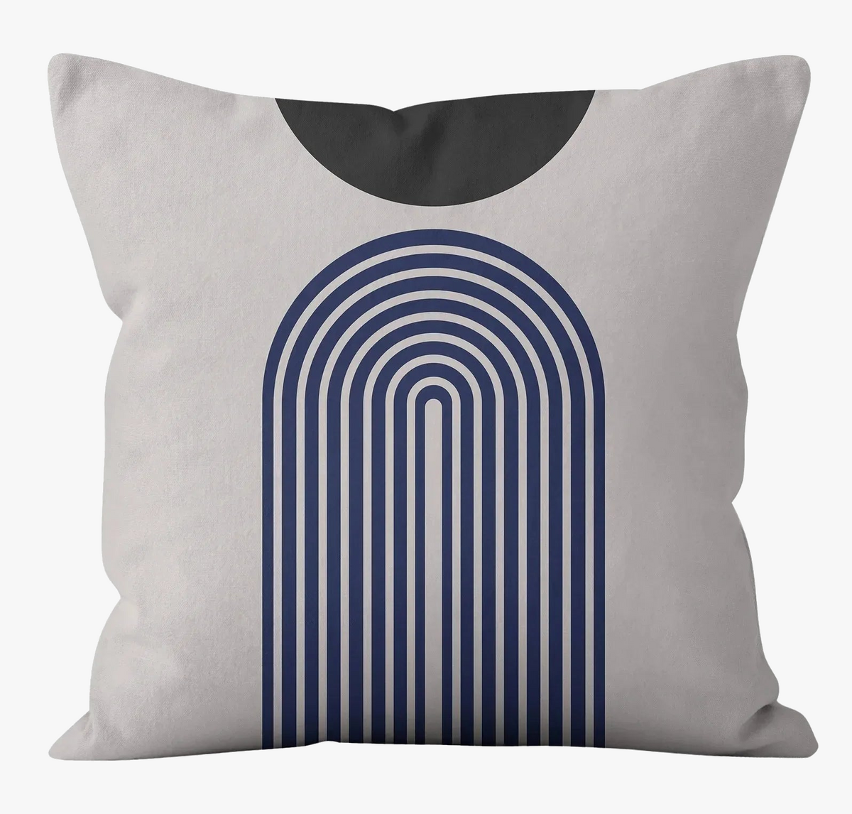 Abstract throw pillow cover for interior and exterior decoration