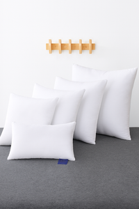 Soft white throw pillow cover 45 x 45 cm