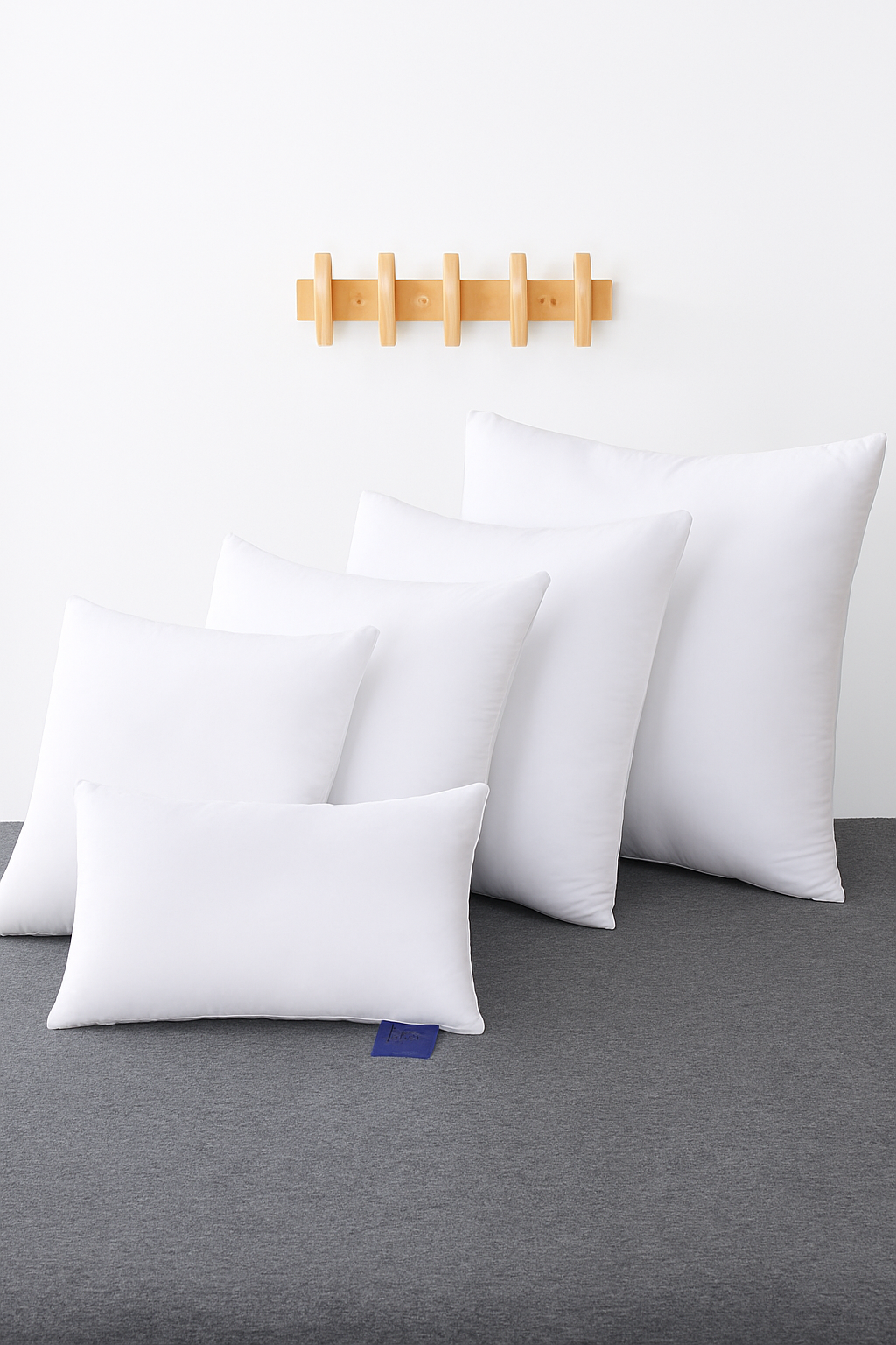 Soft white throw pillow cover 45 x 45 cm