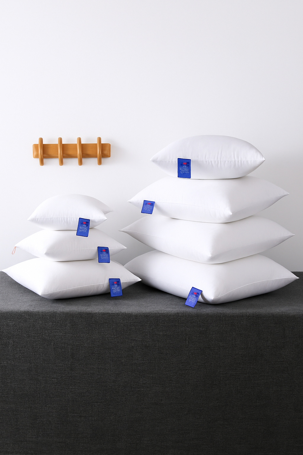 Soft white throw pillow cover 45 x 45 cm - 30x50cm