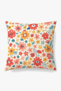 Watercolor Floral Square Throw Pillow Cover, 45x45 cm, Style One