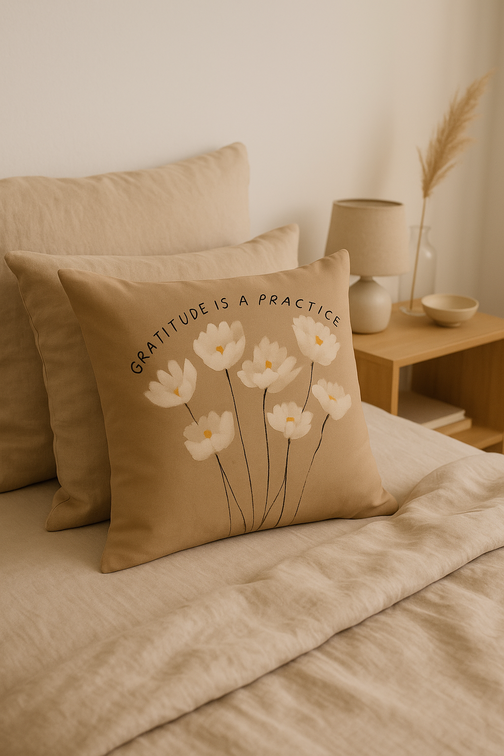 Chic and modern geometrical square throw pillow cover - view 2
