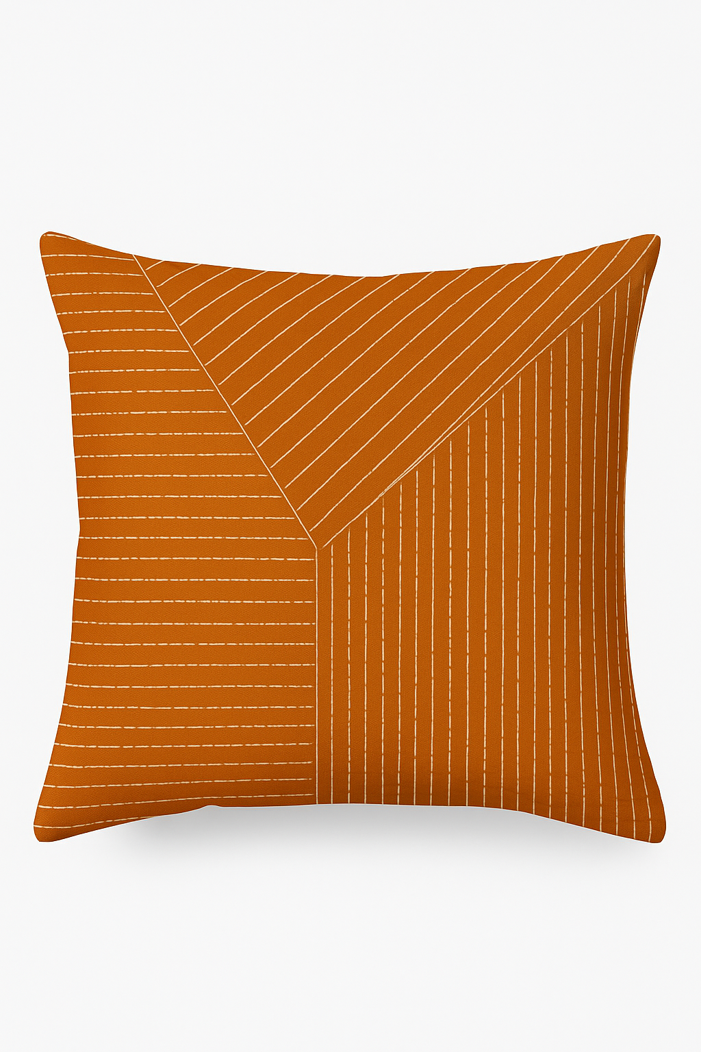 Elegant and modern geometrical square throw pillow cover