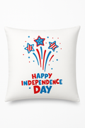 Square throw pillow cover love usa for festive decoration