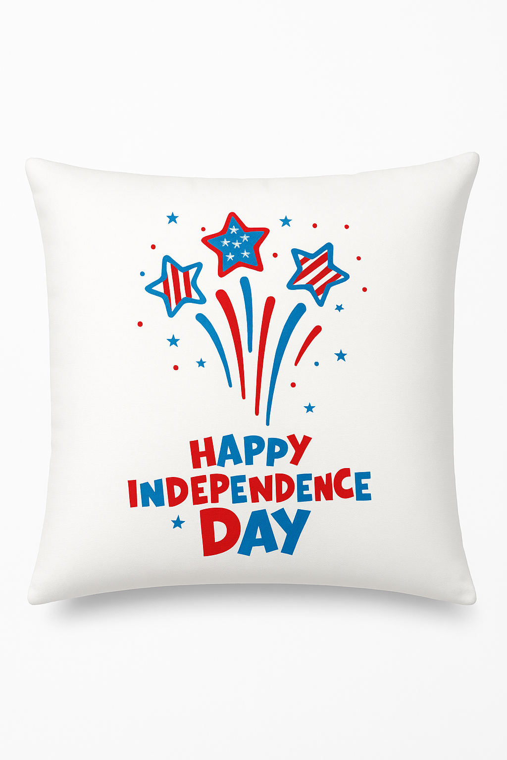 Square throw pillow cover love usa for festive decoration