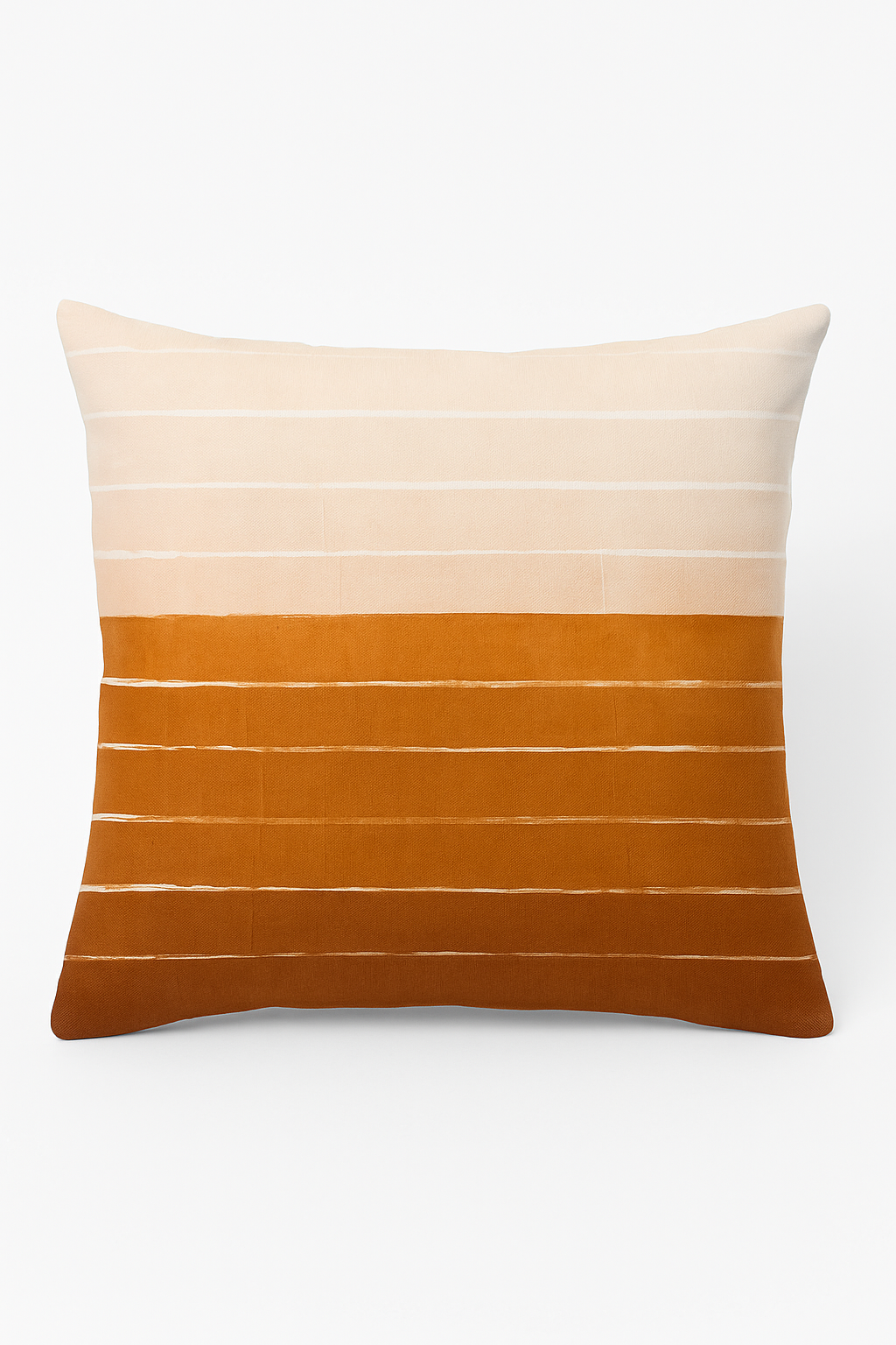 Square Brown Geometric Throw Pillow Cover for Hotels and Offices
