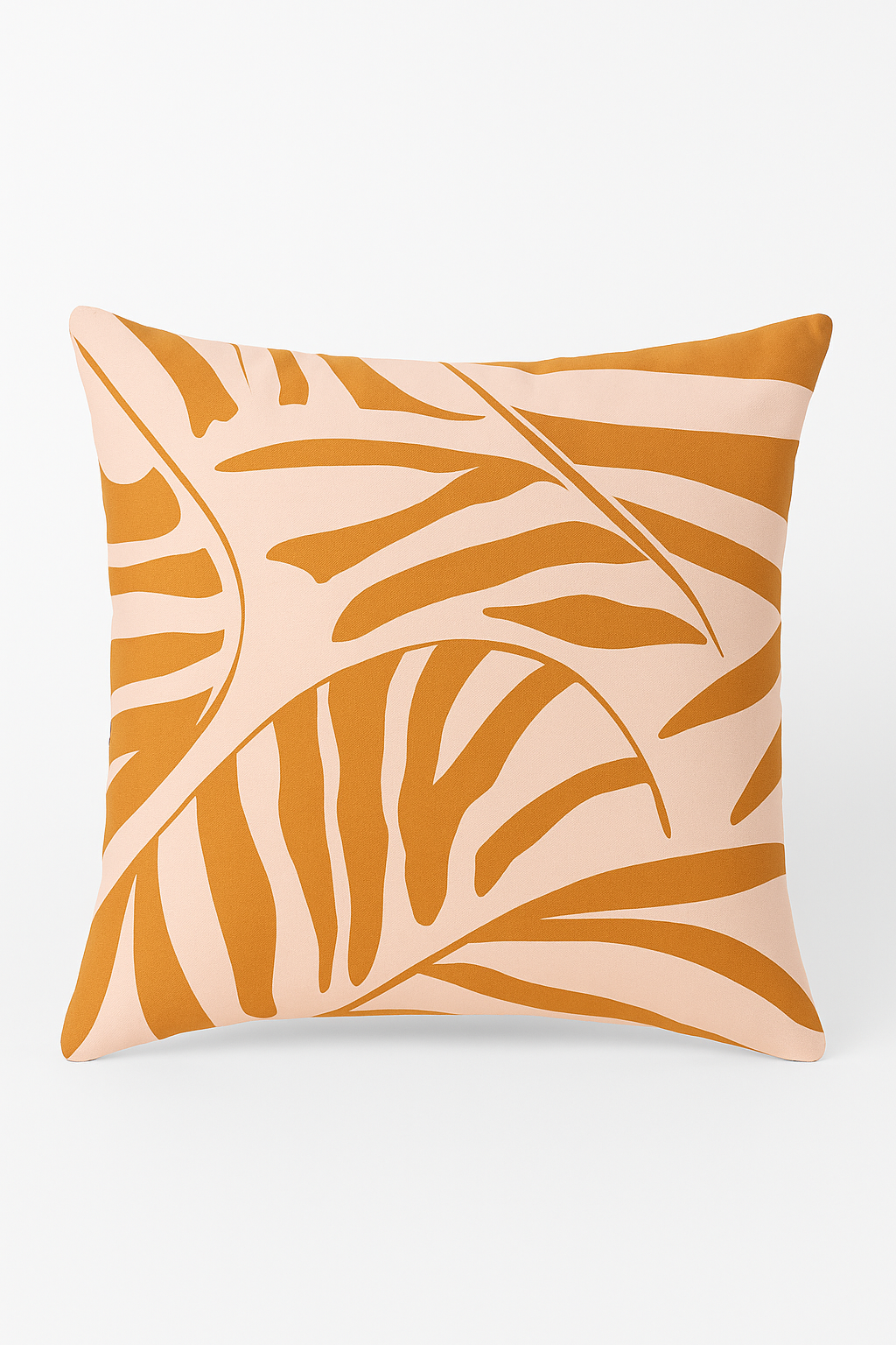 Bold Square Brown Geometric Throw Pillow Cover