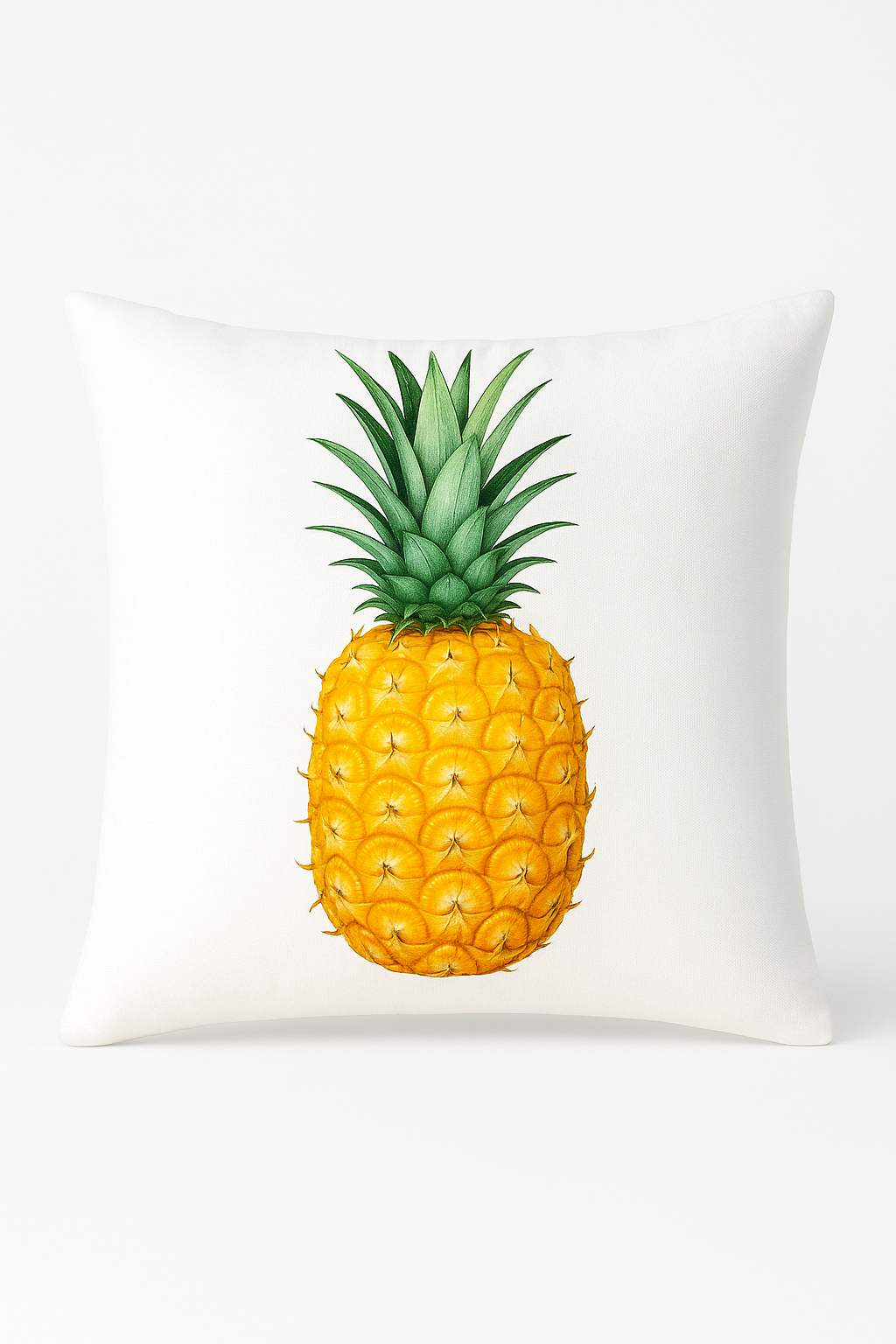 Square throw pillow cover creative sunflower pattern yellow 45x45 cm