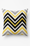Square throw pillow cover sunflowers creative yellow pattern 45x45 cm