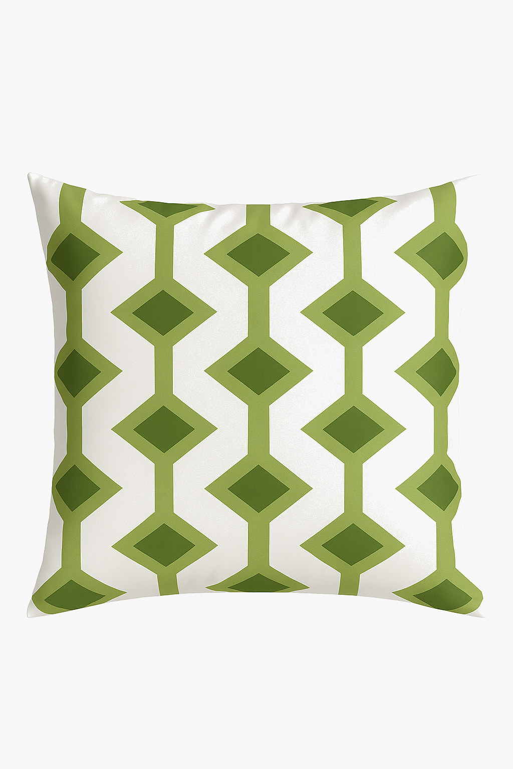 Creative throw pillow cover with green leaves for a unique style