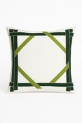 Cool & Lively Green Leaf Throw Pillow Cover