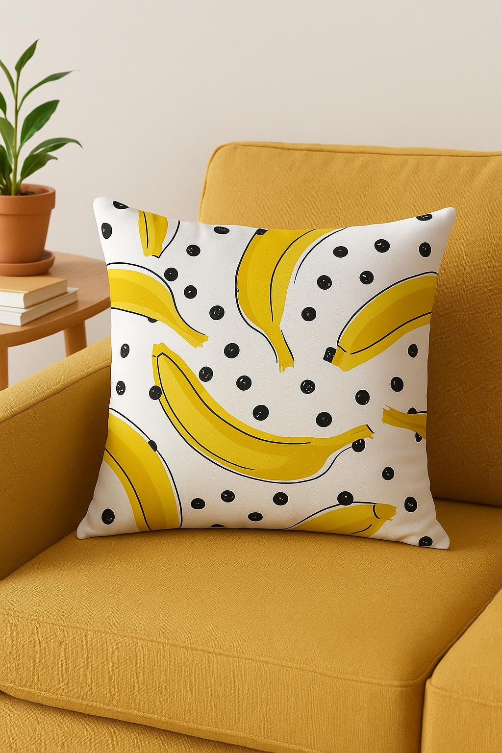 Square Yellow Sunflower Throw Pillow Cover, 45 X 45 cm - view 2