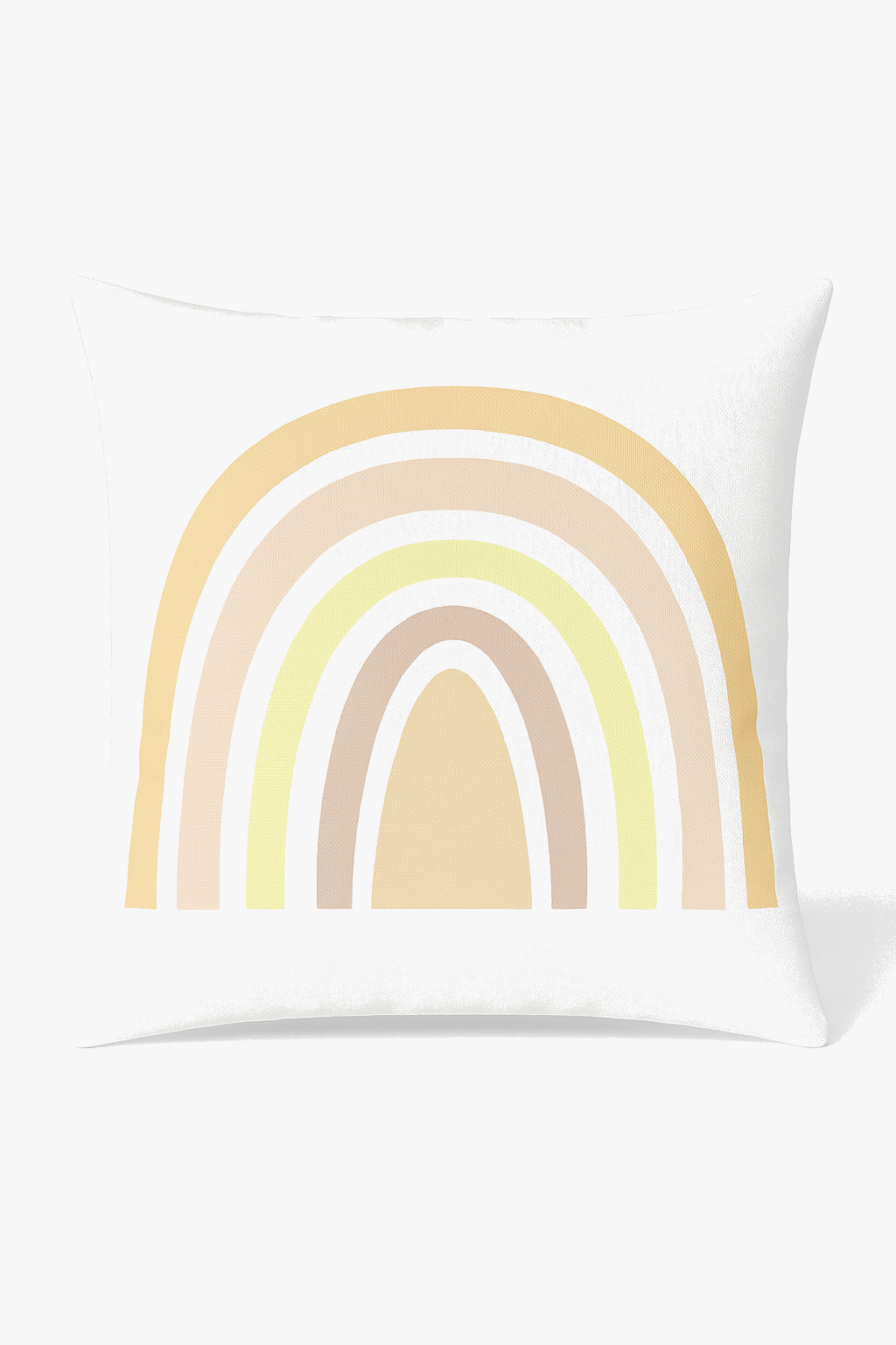 Rainbow Geometric Decorative Throw Pillow Cover for Sofa, Style One