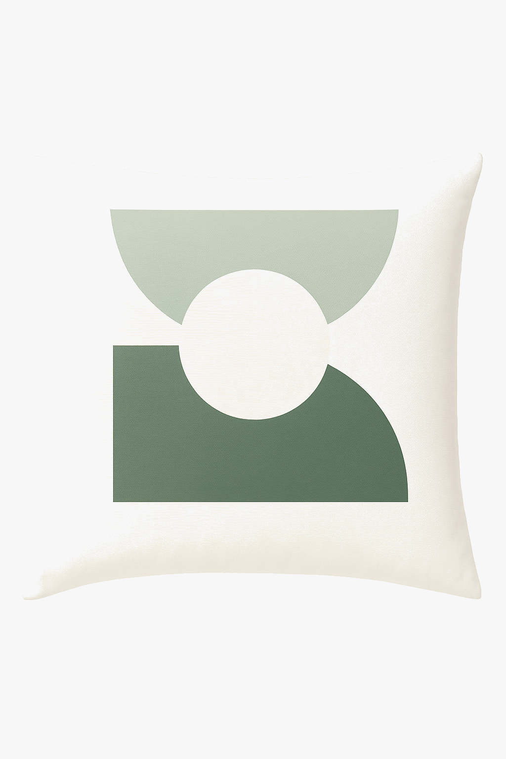 Green leaf decorative throw pillow cover for a creative style