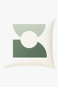 Green leaf decorative throw pillow cover for a creative style