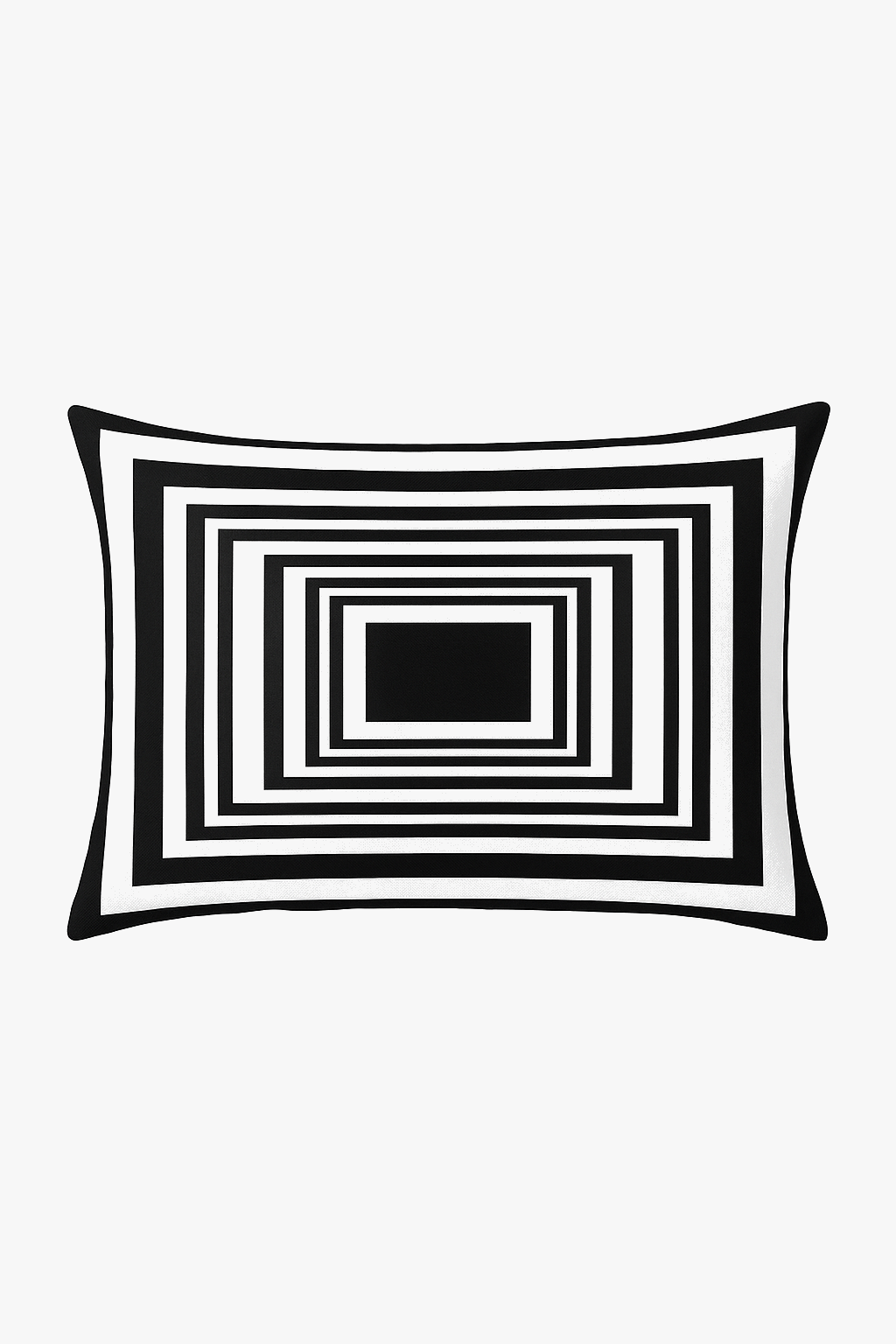Contemporary Black and Yellow Throw Pillow Cover 30x50cm