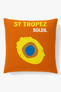 Decorative throw pillow cover abstract lemon pattern cartoon style