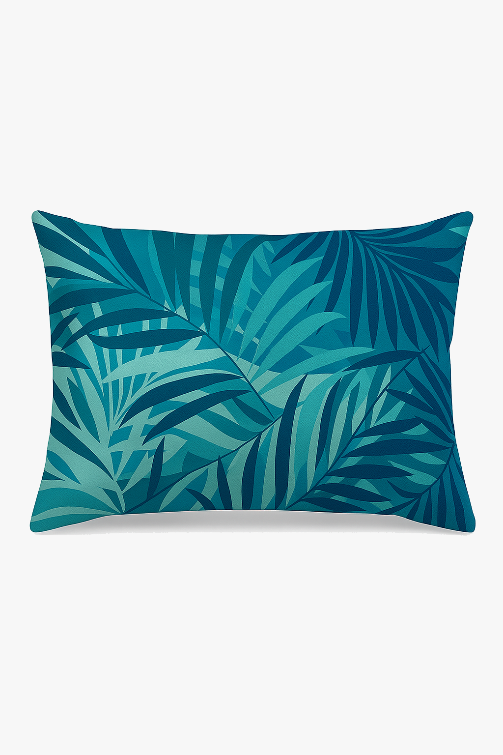 Exotic Tropical Green Leaves Throw Pillow Cover 30x50cm