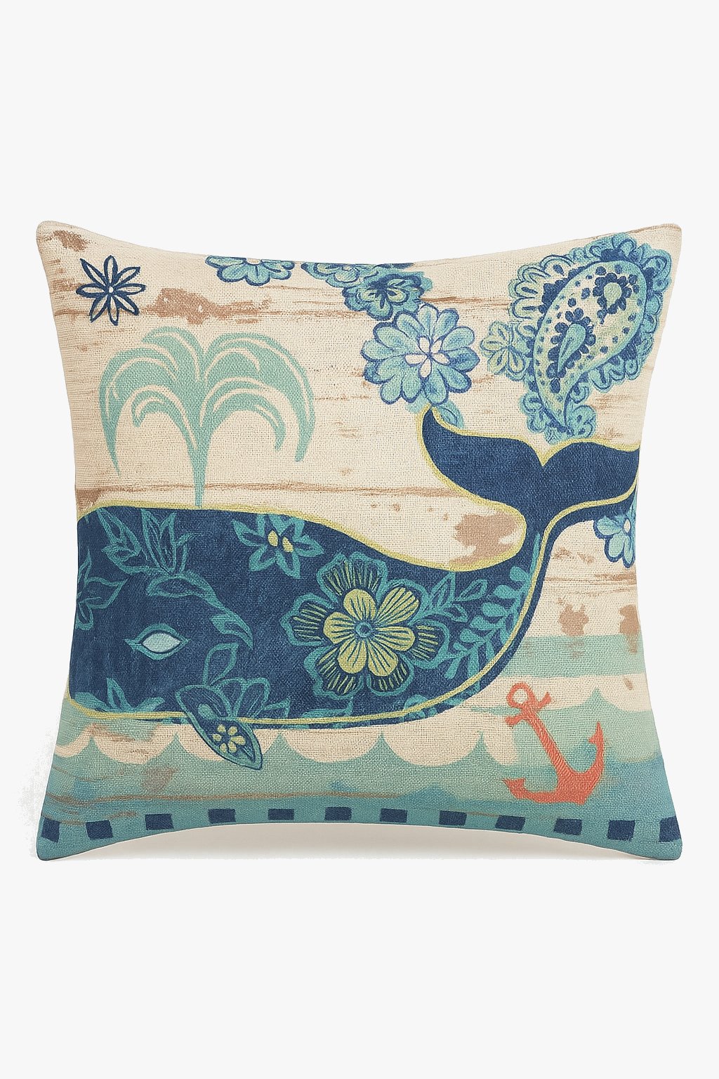 Sea-Inspired Marine Turtle Shaped Throw Pillow Cover