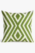 Chic Green Leaf Throw Pillow Cover for Interior Decoration