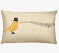 Decorative Throw Pillow Cover, Puppy and Cat Print, Style Five