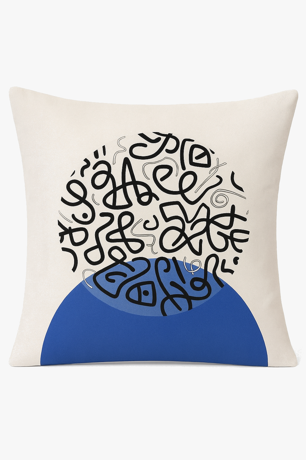 Graphic Abstract Throw Pillow Cover for Modern Decor