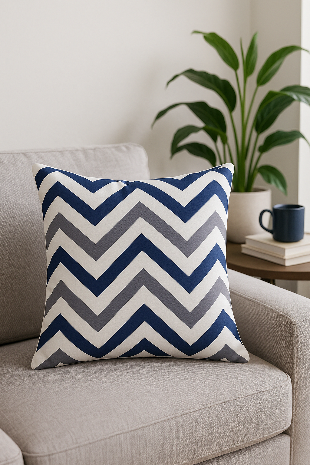 Waterproof outdoor throw pillow cover printed for garden and sofas - view 2
