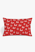 Deep Red Christmas Throw Pillow Cover for Seasonal Decor
