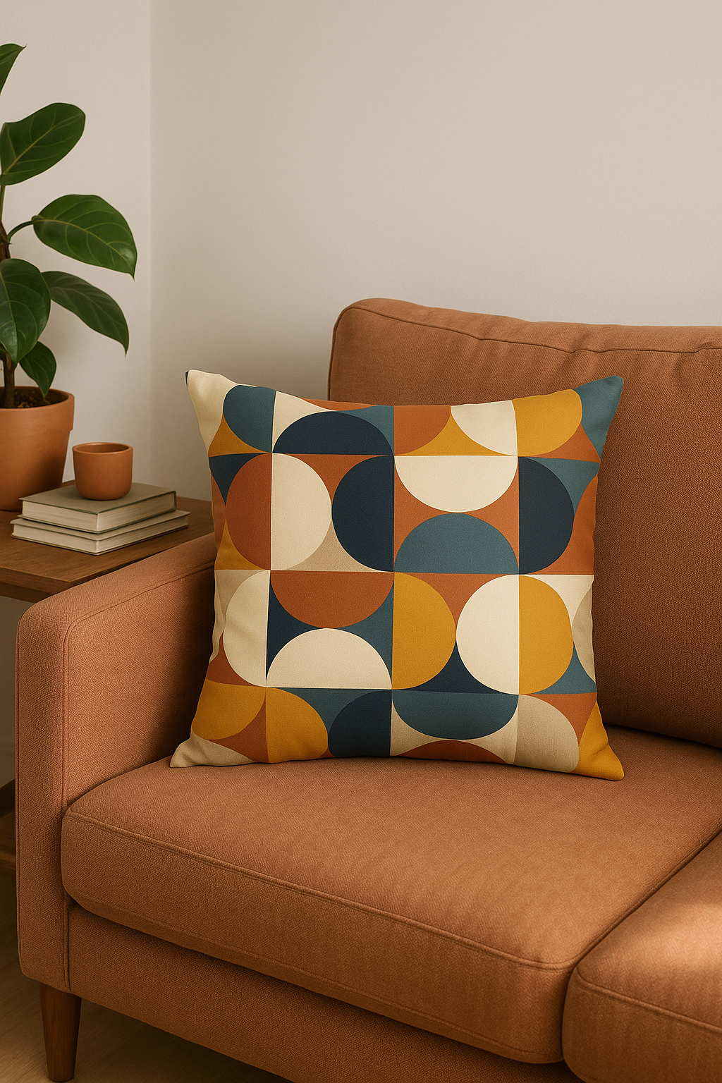Nordic abstract decorative throw pillow cover for interior - view 2