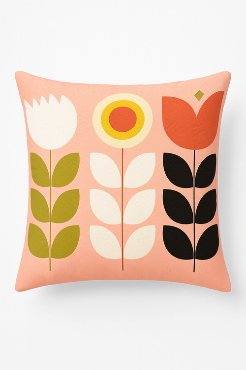 Abstract Composition Nordic Throw Pillow Cover for Living Room