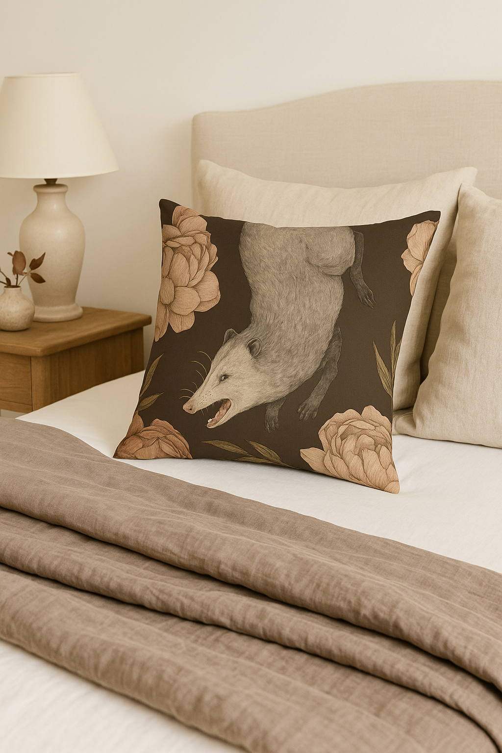 Animal Print Decorative Throw Pillow Cover for Sofa and Car, Design 1 - view 2