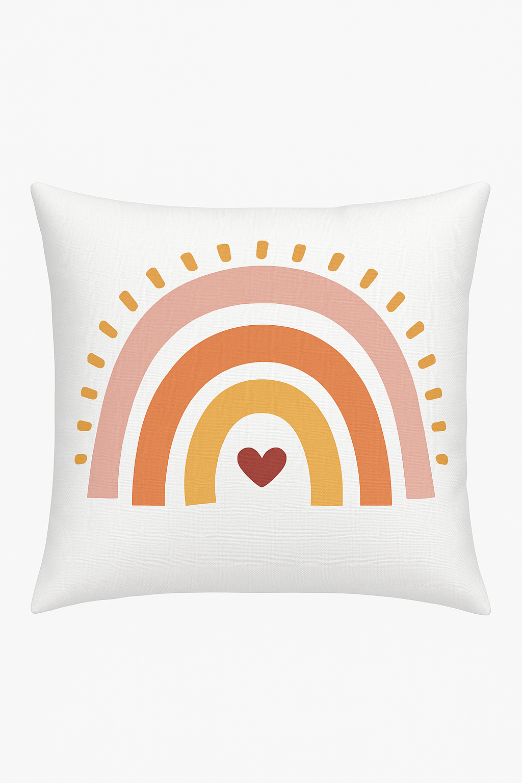 Rainbow Geometric Decorative Throw Pillow Cover, Design 2