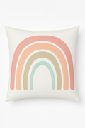 Rainbow Geometric Decorative Throw Pillow Cover for Sofa, Style Three