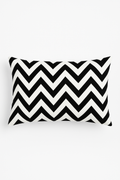 Refined Black and Yellow Throw Pillow Cover 30x50cm