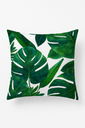 Refined Palm & Monstera Throw Pillow Cover