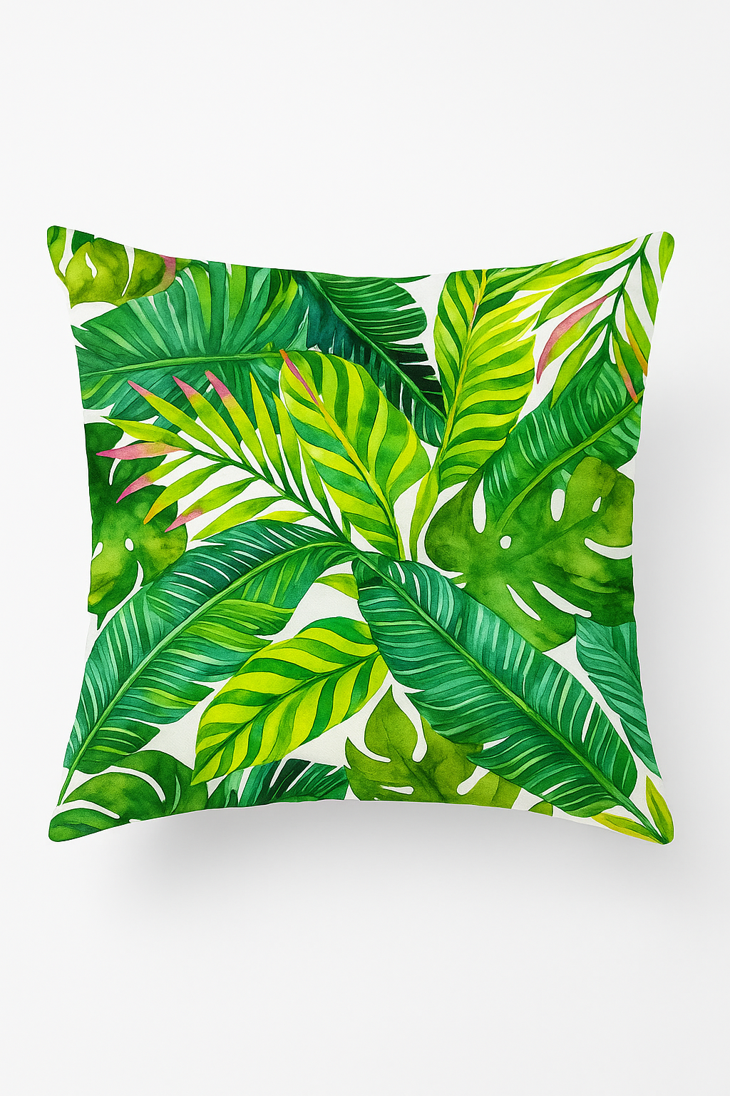 Palm, Monstera & Foliage Throw Pillow Cover